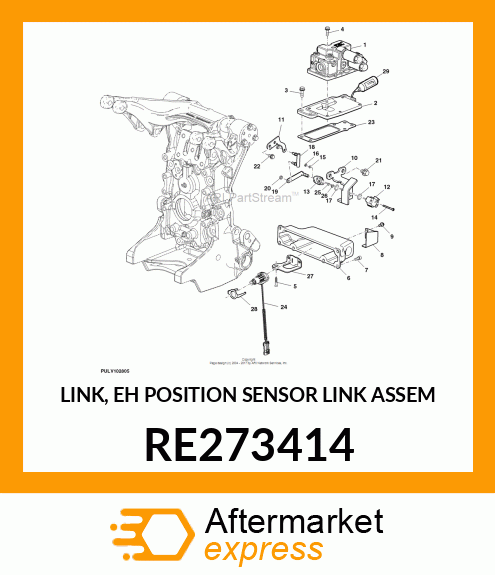 LINK, EH POSITION SENSOR LINK ASSEM RE273414