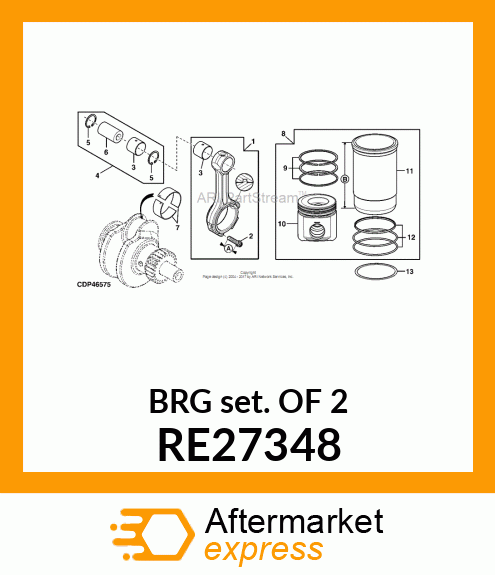 BEARING KIT RE27348