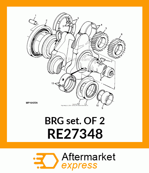 BEARING KIT RE27348