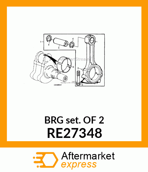 BEARING KIT RE27348