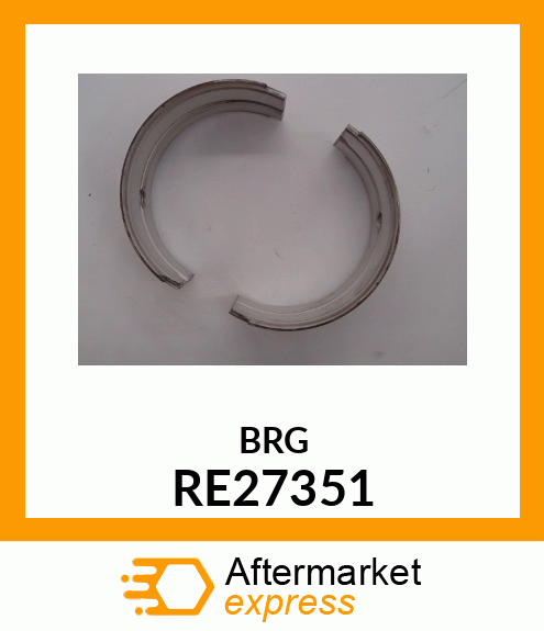 KIT,REAR MAIN BEARING,.010 U.S. RE27351