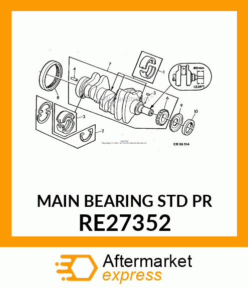 BEARING RE27352