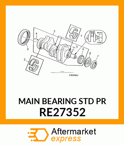 BEARING RE27352