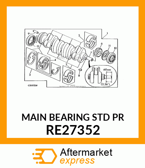 BEARING RE27352