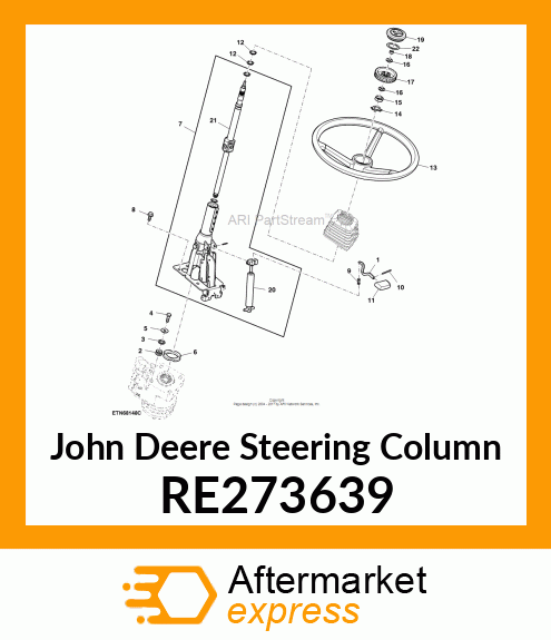 STEERING COLUMN, STEERING COLUMN, S RE273639