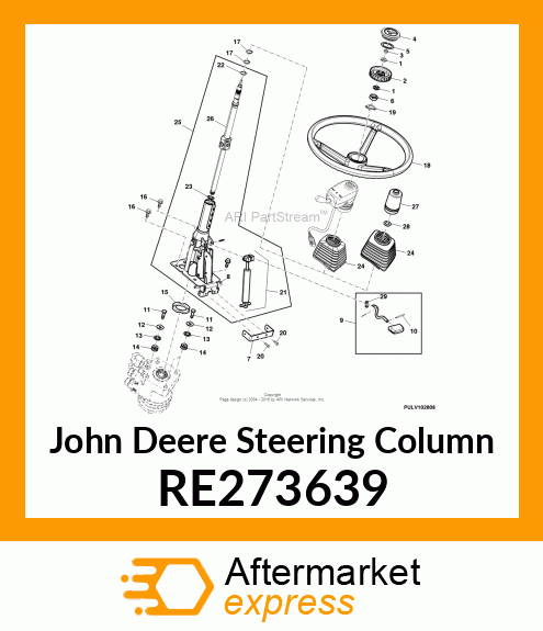 STEERING COLUMN, STEERING COLUMN, S RE273639