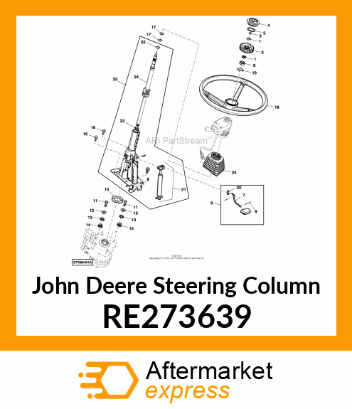 STEERING COLUMN, STEERING COLUMN, S RE273639