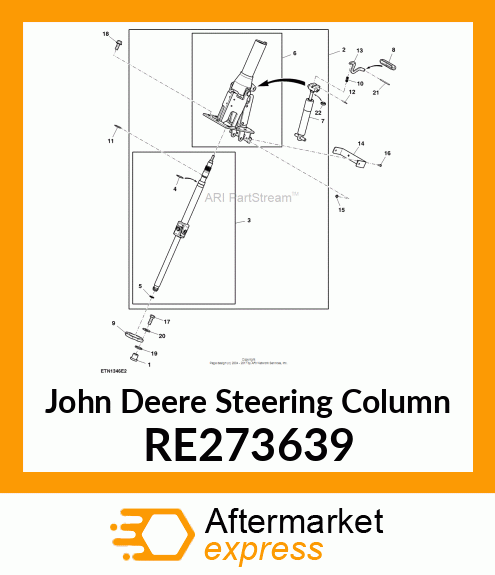 STEERING COLUMN, STEERING COLUMN, S RE273639