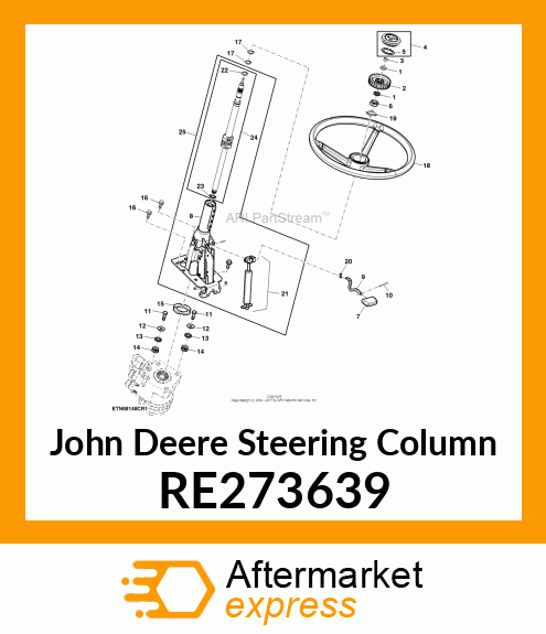 STEERING COLUMN, STEERING COLUMN, S RE273639