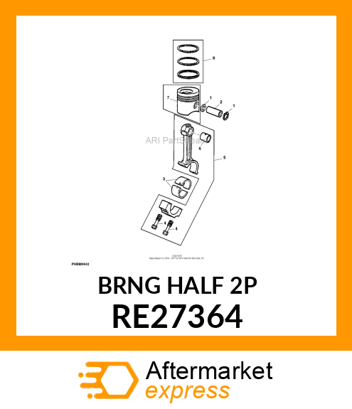 RECHANGE,JEU PIECES .030 RE27364