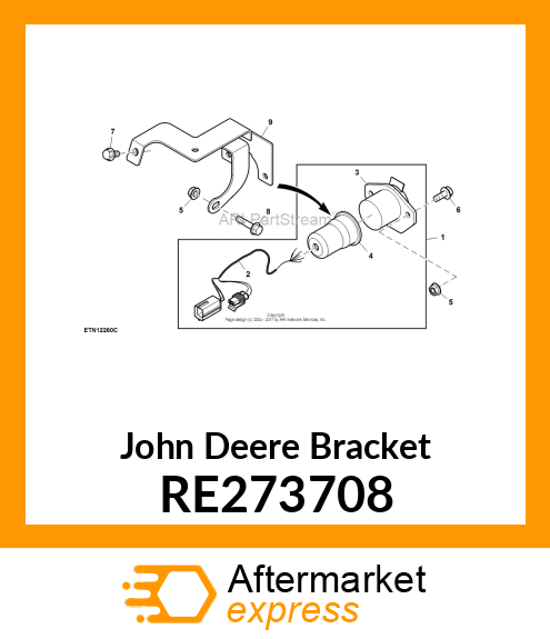 BRACKET, 7 RE273708