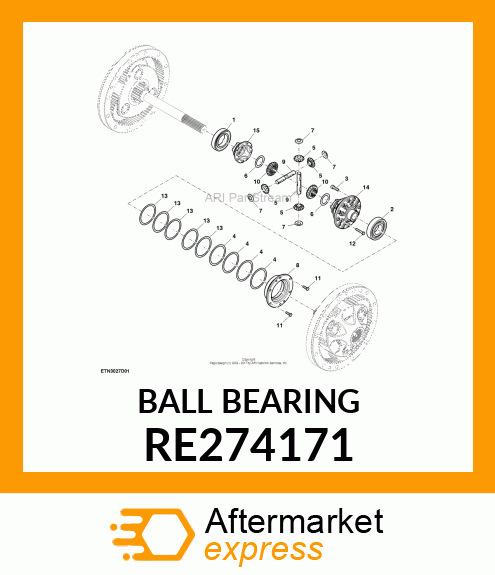 BALL BEARING RE274171