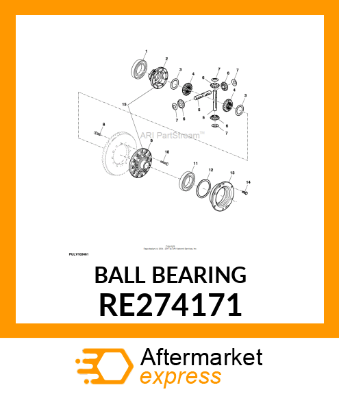 BALL BEARING RE274171