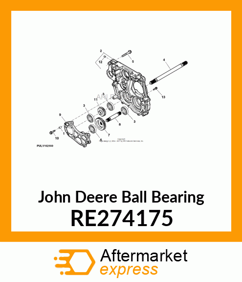 BALL BEARING, BALL BEARING RE274175