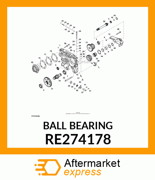 BALL BEARING RE274178