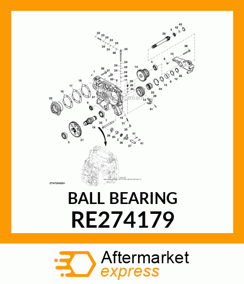 BALL BEARING RE274179