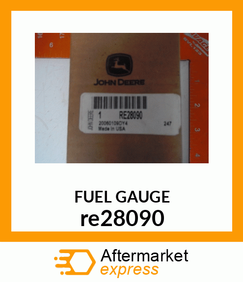 CAP AND GAUGE, GAS re28090