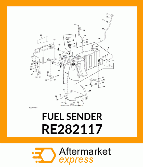 FUEL SENDER, FLOAT ARM RE282117