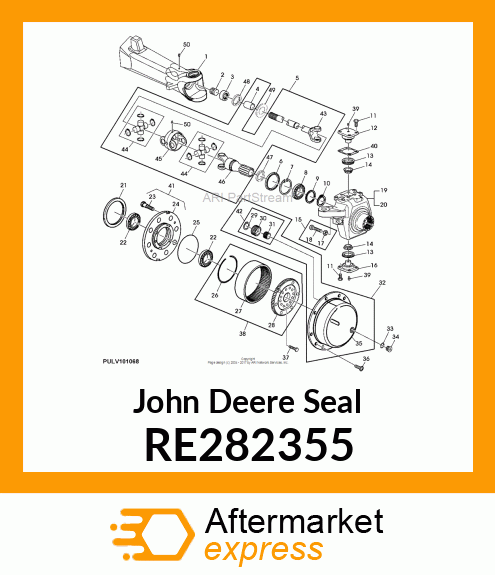 SEAL, MFWD AXLE SHAFT TO AXLE HOUSI RE282355