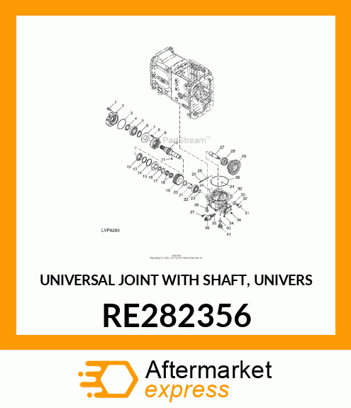 UNIVERSAL JOINT WITH SHAFT, UNIVERS RE282356