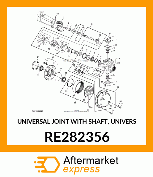 UNIVERSAL JOINT WITH SHAFT, UNIVERS RE282356