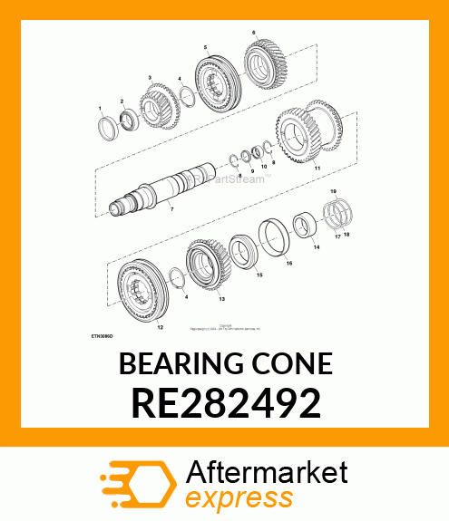 BEARING CONE RE282492