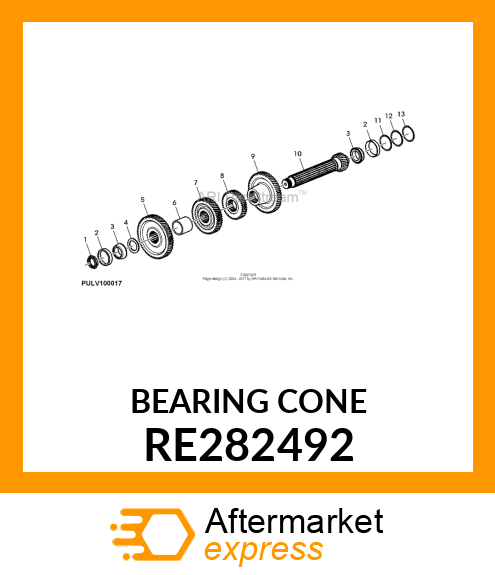 BEARING CONE RE282492