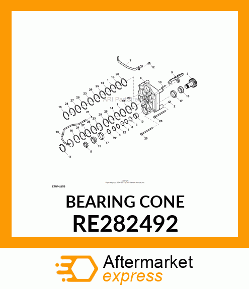 BEARING CONE RE282492