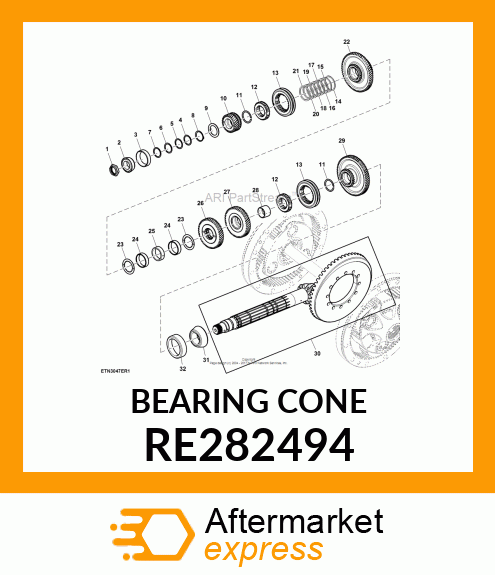 BEARING CONE RE282494