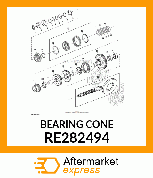 BEARING CONE RE282494