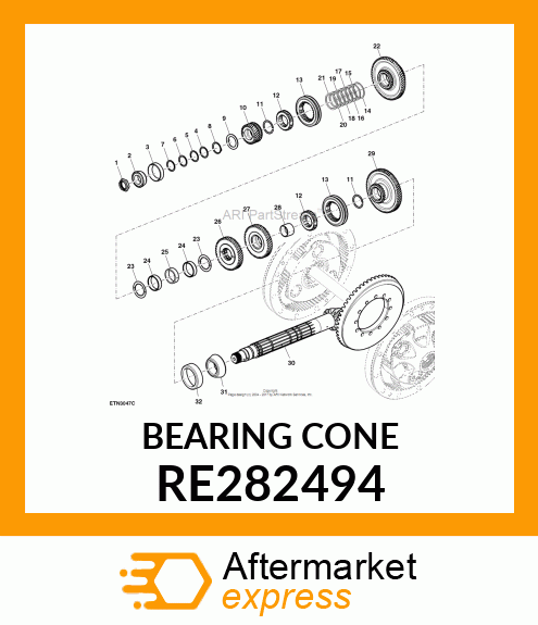 BEARING CONE RE282494