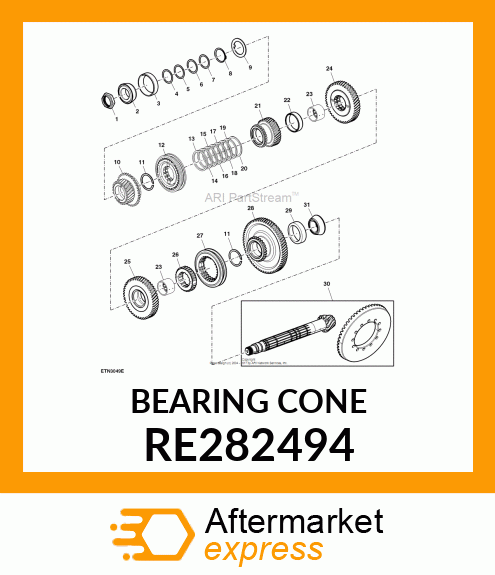 BEARING CONE RE282494