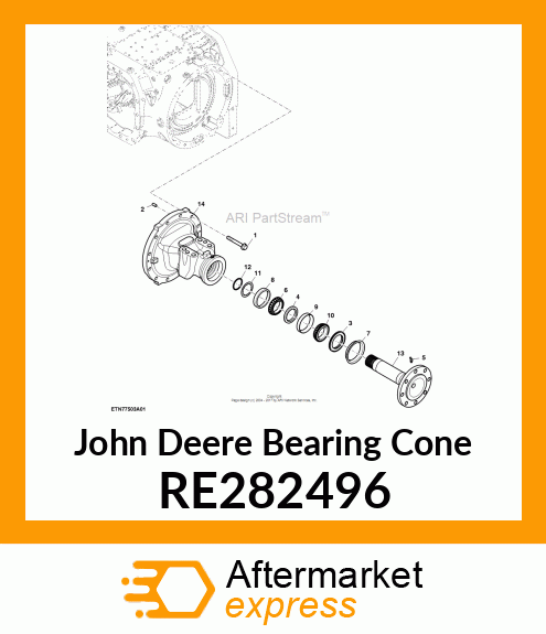 BEARING CONE RE282496