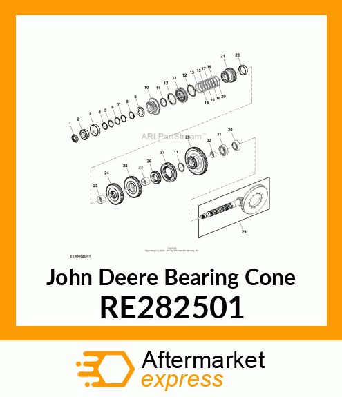 BEARING CONE RE282501