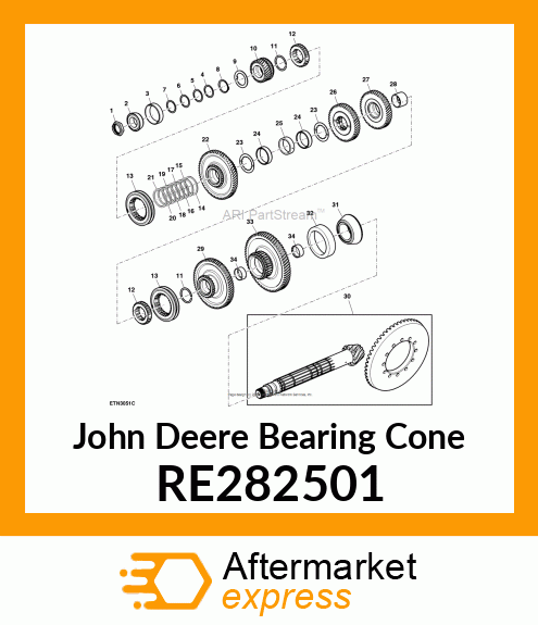 BEARING CONE RE282501