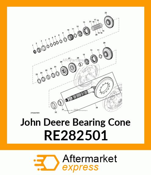 BEARING CONE RE282501