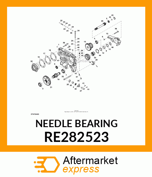 NEEDLE BEARING RE282523