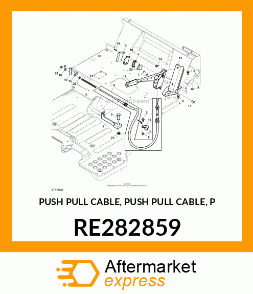 PUSH PULL CABLE, PUSH PULL CABLE, P RE282859