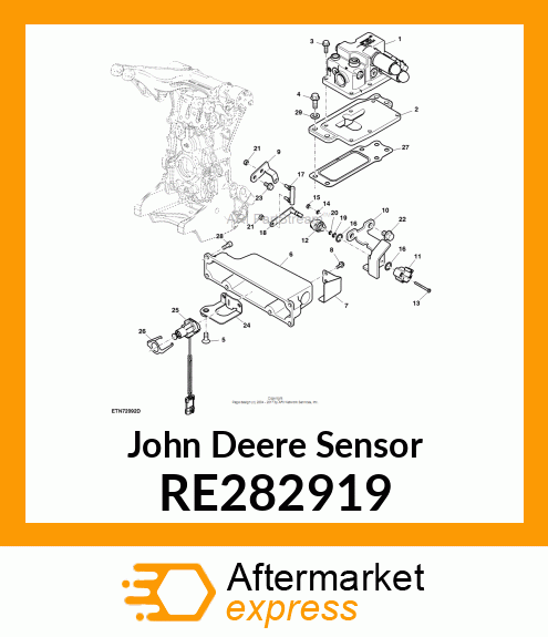 SENSOR, (LINEAR POSITION) RE282919