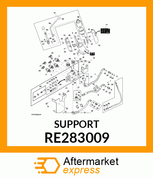 BRACKET, MID MOUNT SCV, ASSEMBLY RE283009