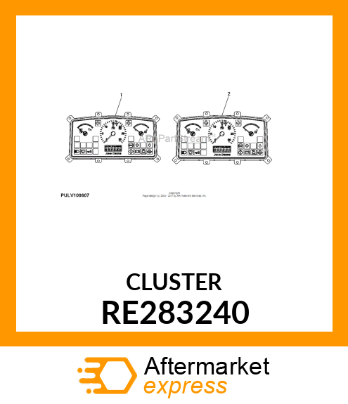 INSTRUMENT CLUSTER, INSTRUMENT CLUS RE283240