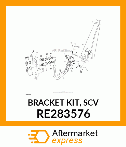 BRACKET KIT, SCV RE283576