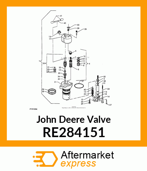 VALVE, DISCHARGE VALVE, NICKLE PLAT RE284151