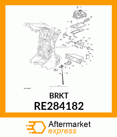 BRACKET, EH DRAFT SENSOR RE284182