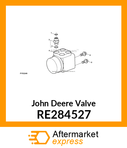 VALVE, STEERING RE284527