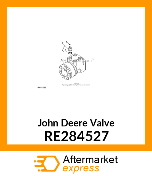 VALVE, STEERING RE284527