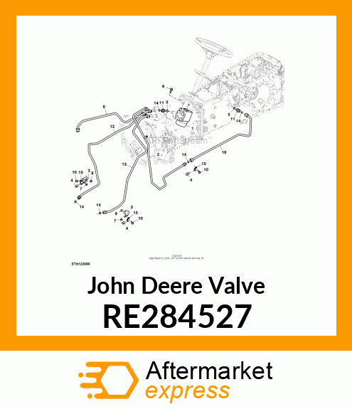 VALVE, STEERING RE284527