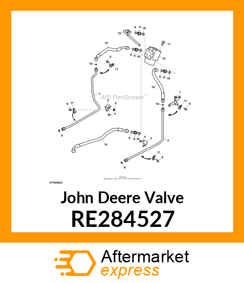 VALVE, STEERING RE284527