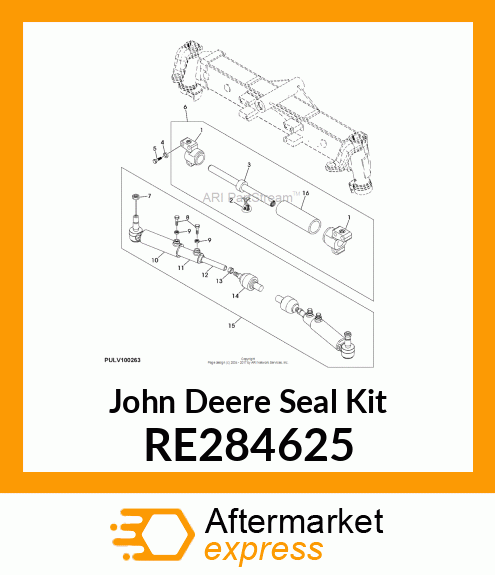 SEAL KIT, OIL, CA048724 RE284625