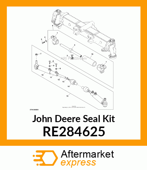 SEAL KIT, OIL, CA048724 RE284625